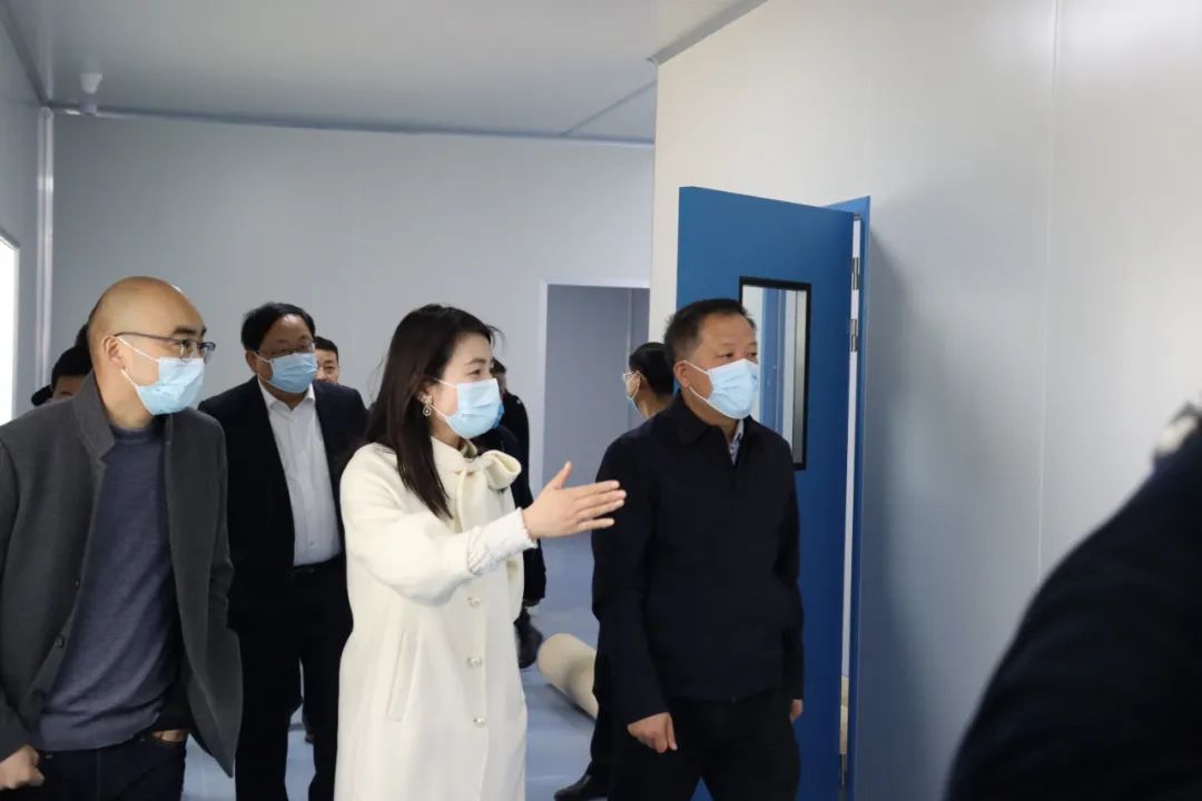 淮北市副市長(cháng)周天偉調研雷根生物新廠(chǎng)區
